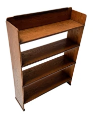Art Deco Modernist Open Bookcase by P.E.L. Izeren for De Genneper Molen, 1920s